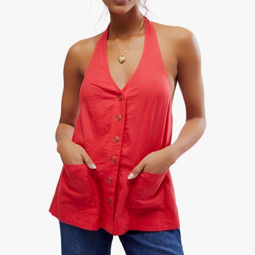 Free People scout halter top